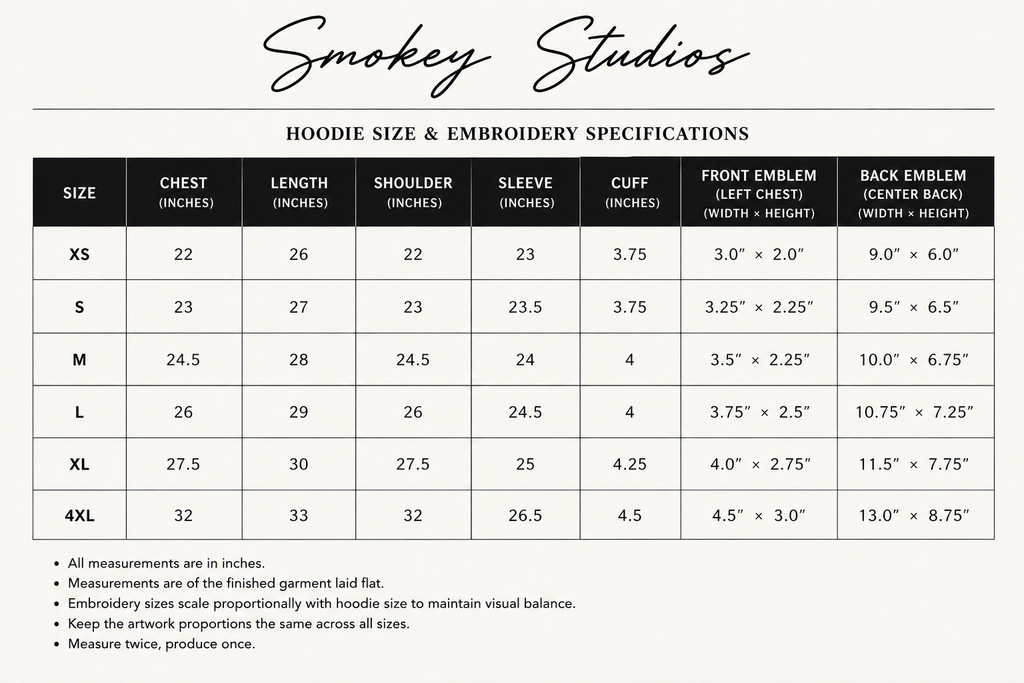 Smokey`s Charcoal Hoodie